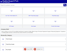 Tablet Screenshot of graphicagauges.com